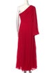 Zac Posen One-Shoulder Long Dress