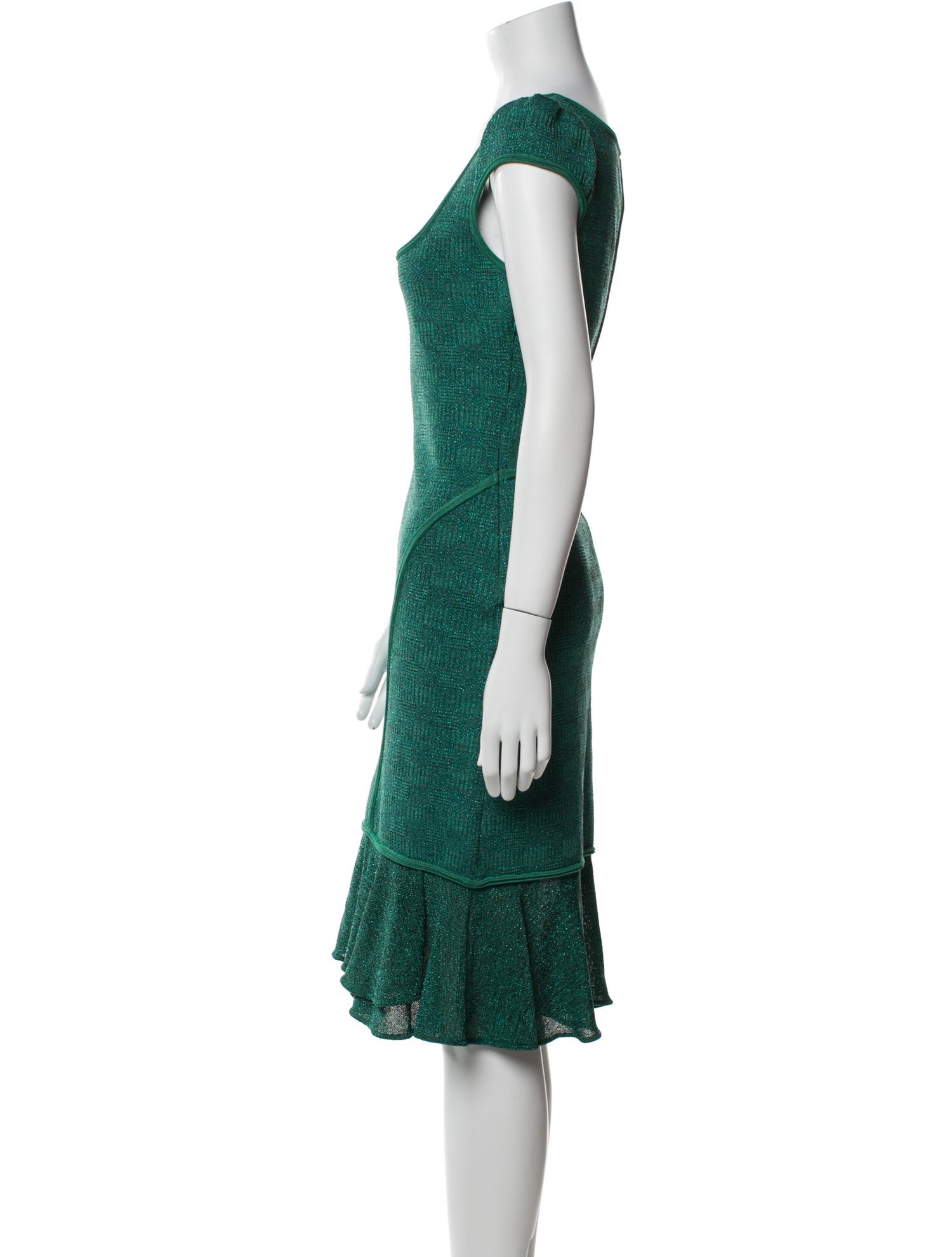 Zac Posen Square Neckline Knee-Length Dress w/ Tags