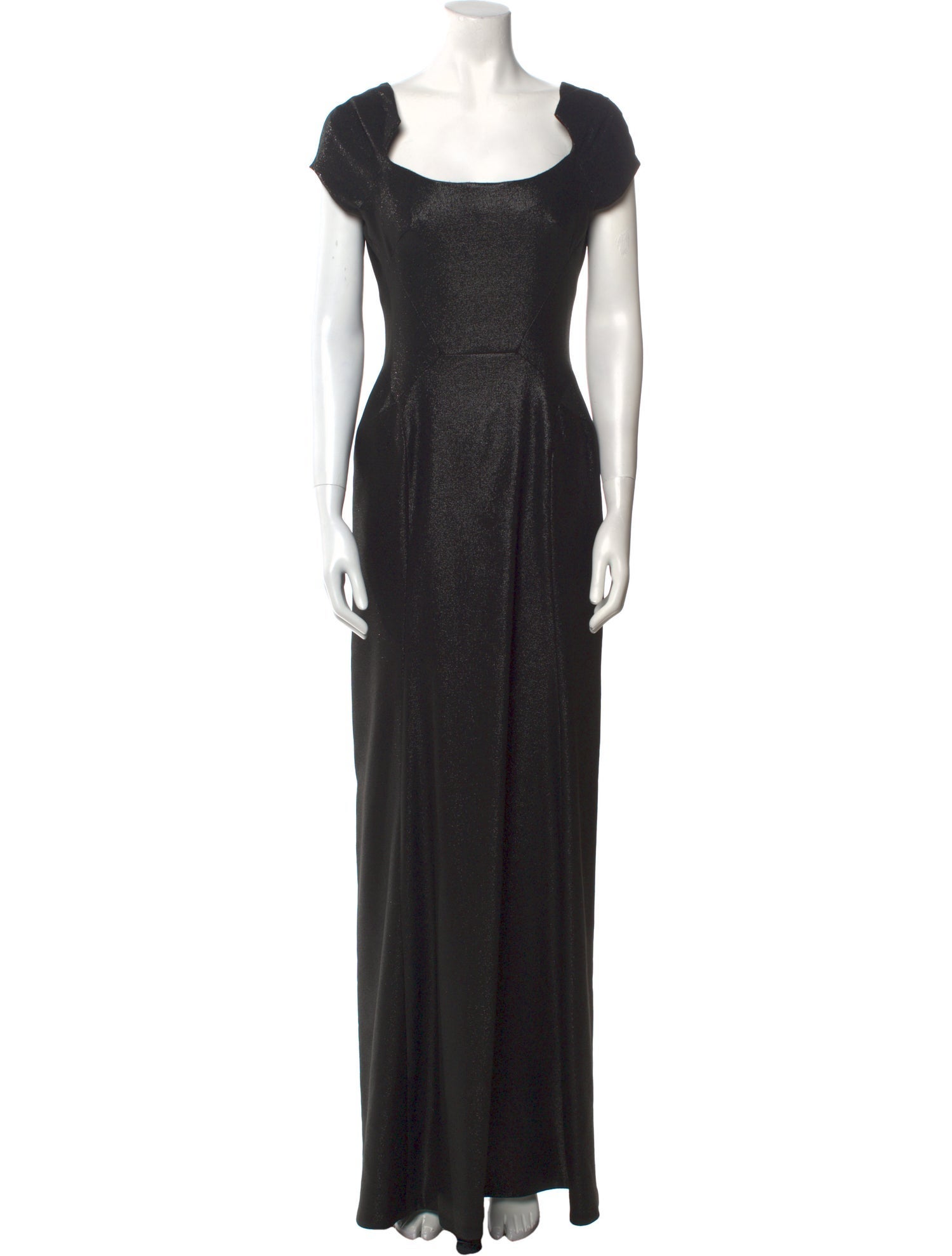 Zac Posen Scoop Neck Long Dress