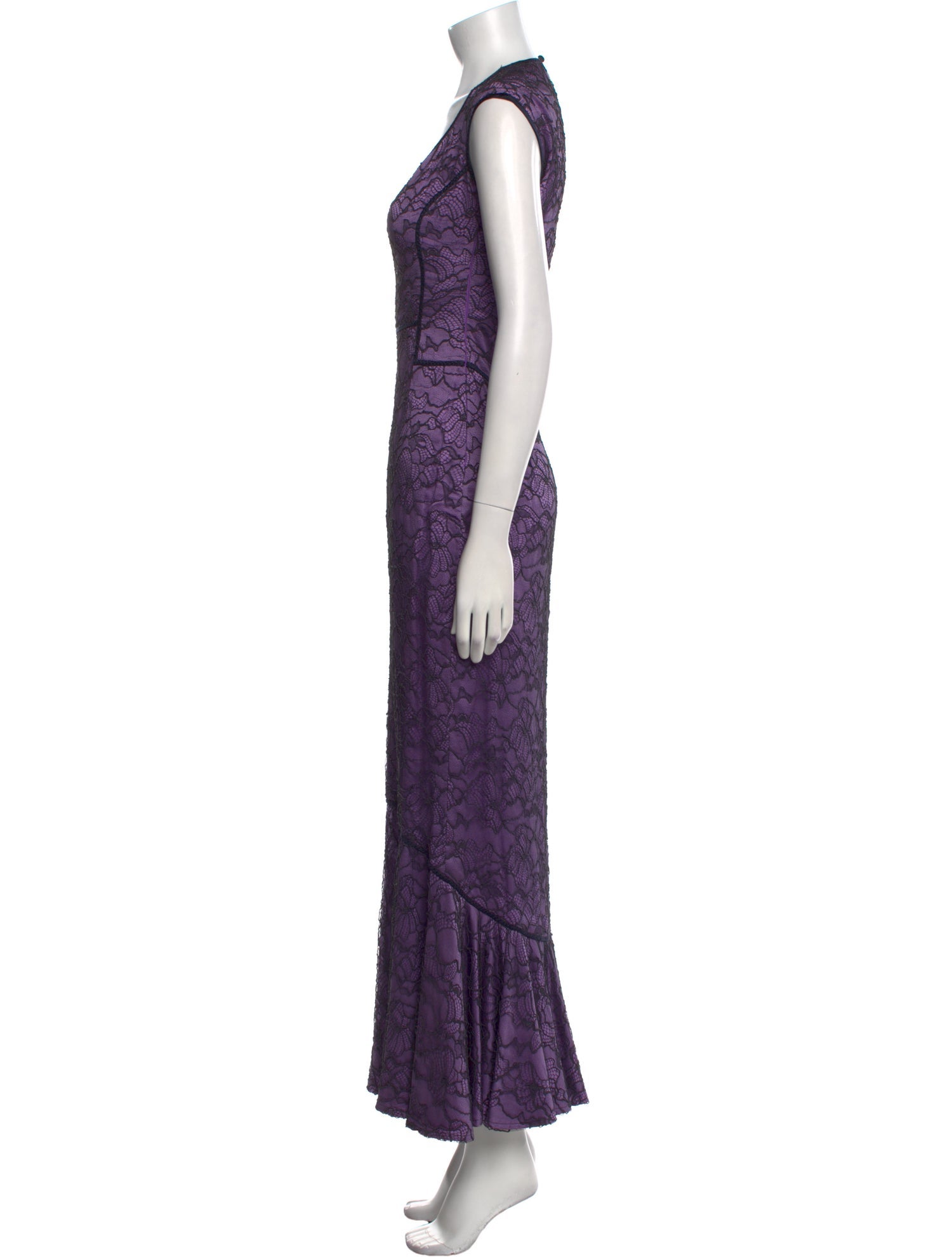 Zac Posen Lace Long Dress