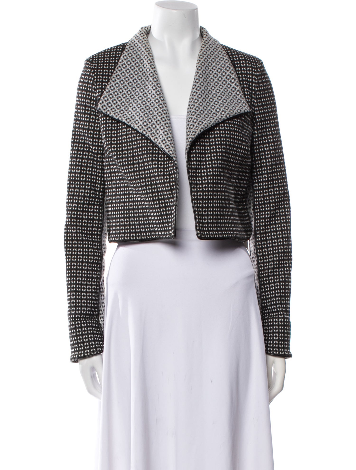 Zac Posen Printed Bolero