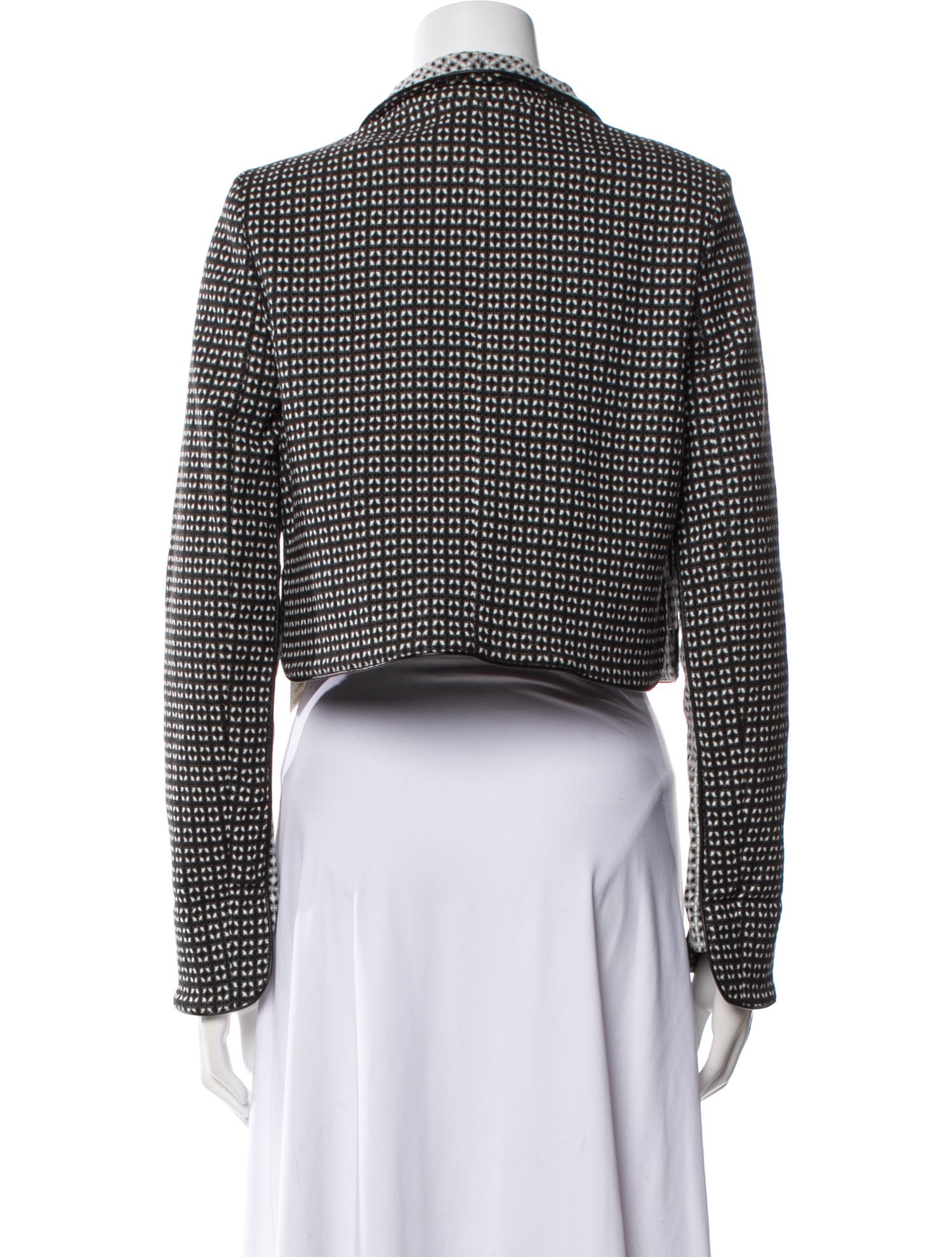 Zac Posen Printed Bolero