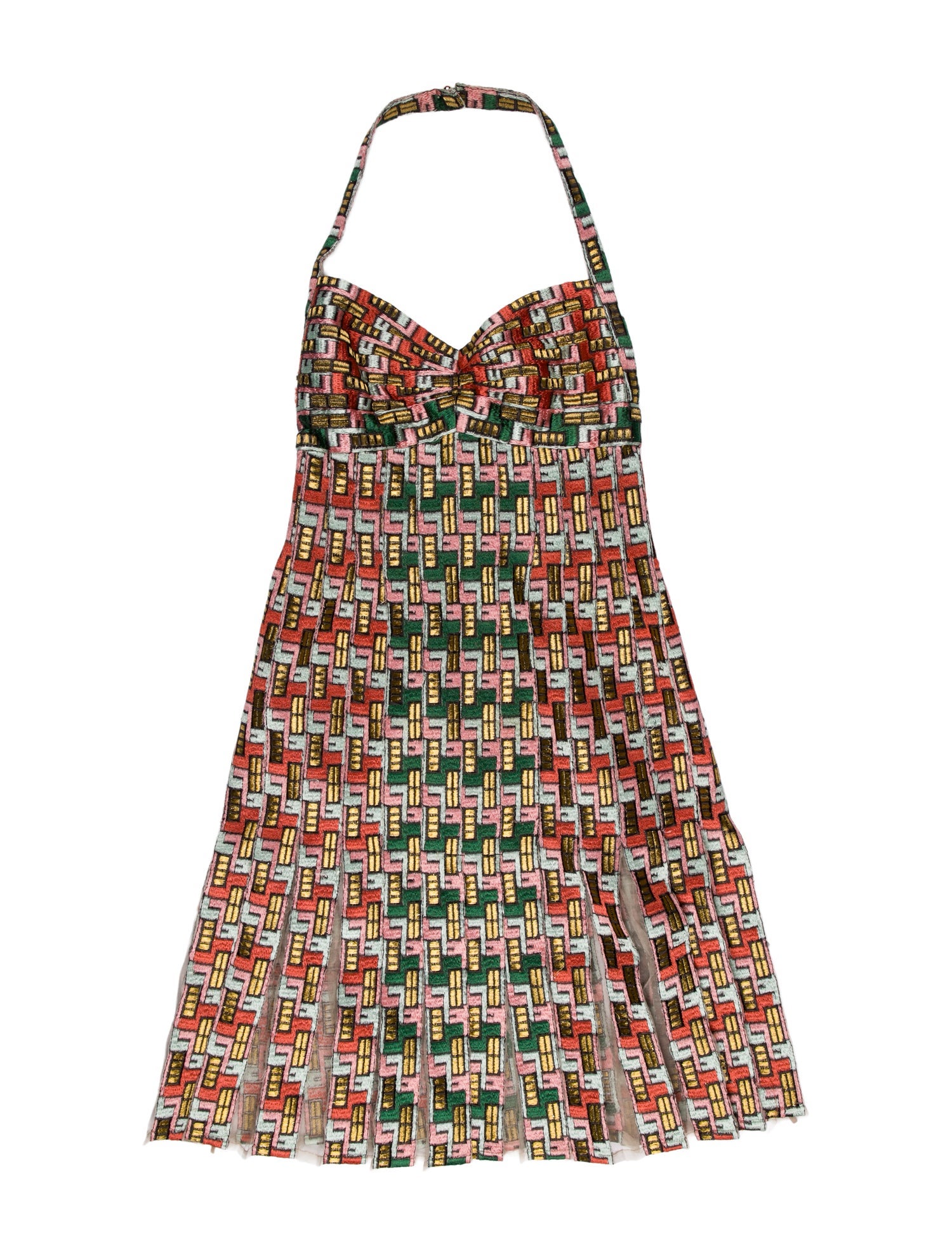 Zac Posen Printed Mini Dress