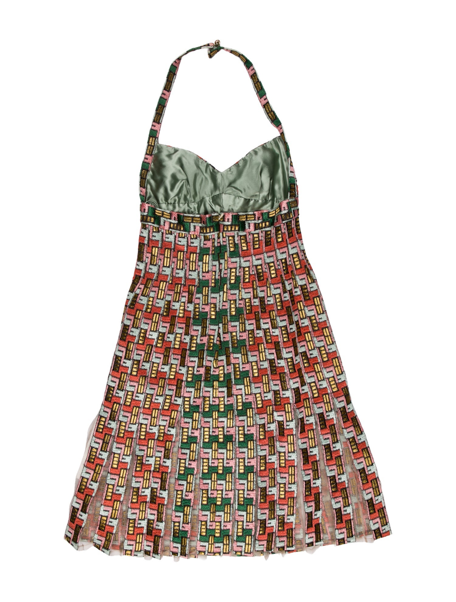 Zac Posen Printed Mini Dress