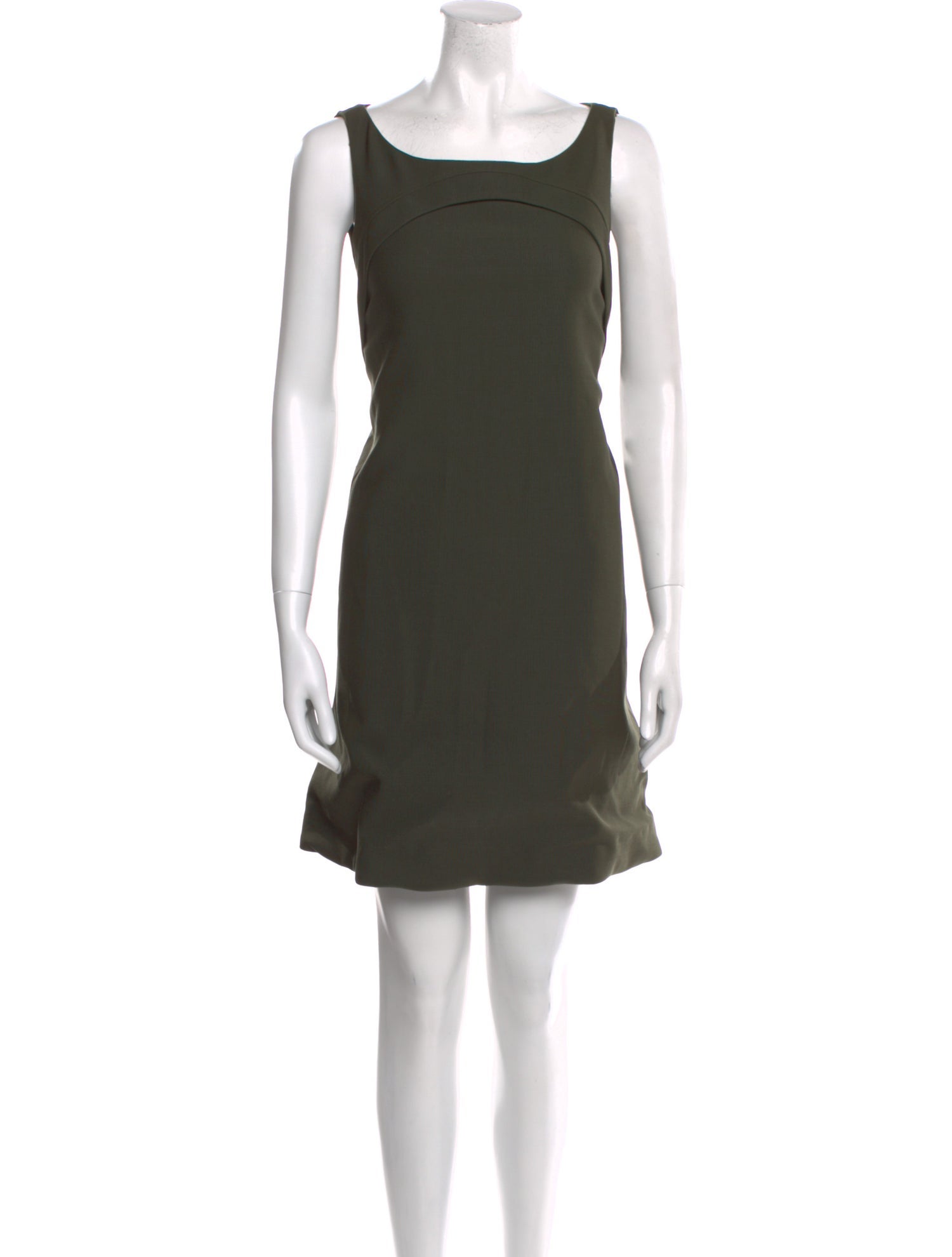 Zac Posen Bateau Neckline Mini Dress