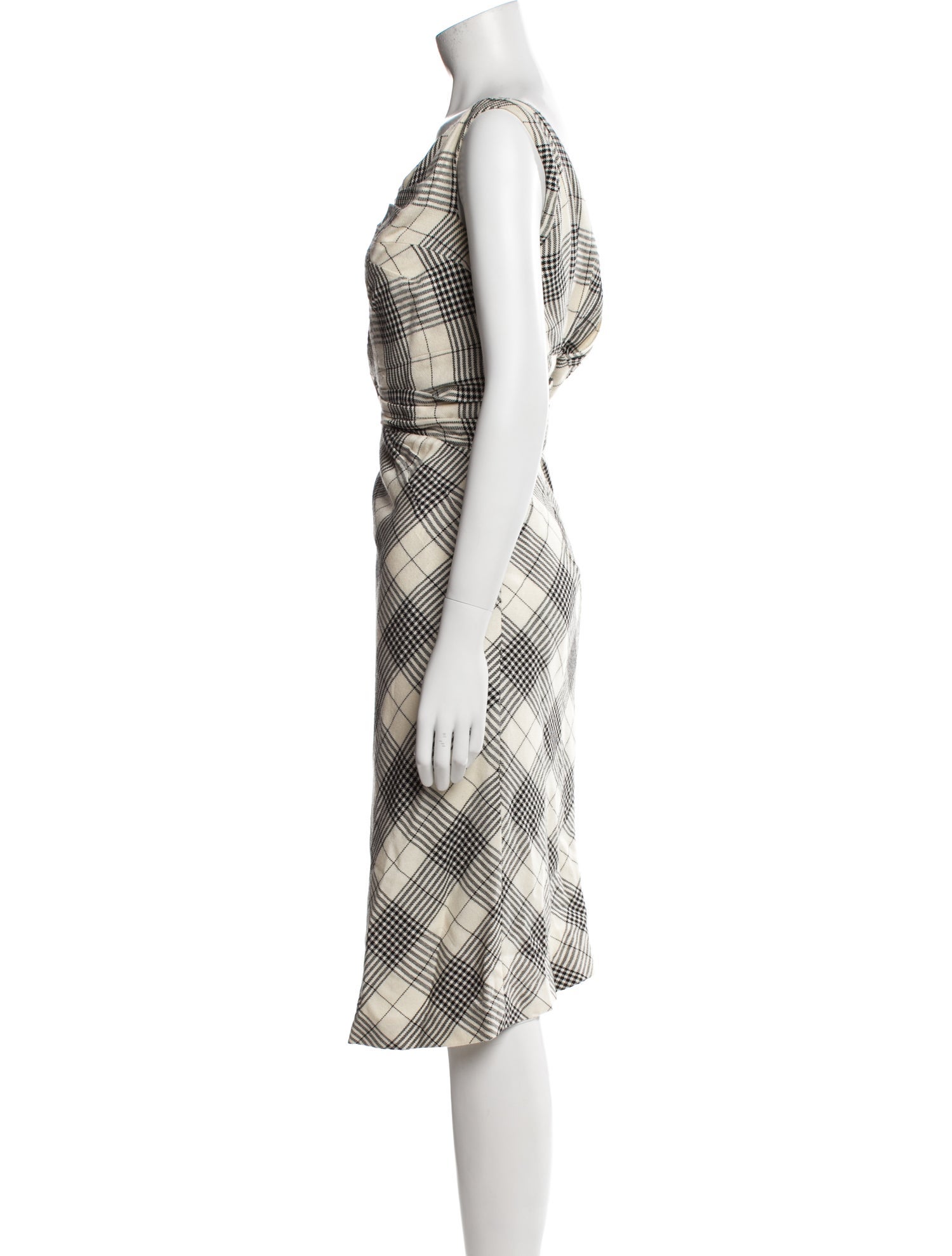 Zac Posen Wool Midi Length Dress