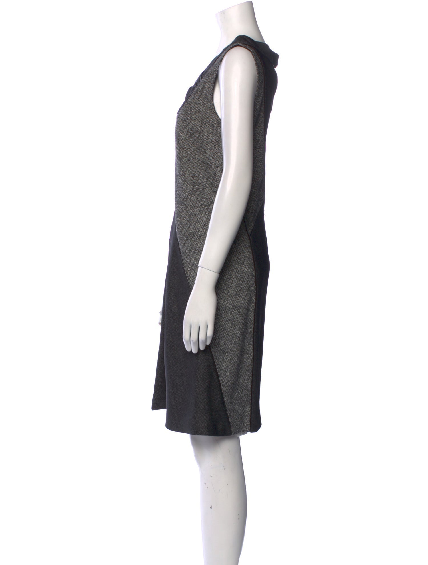 Zac Posen Scoop Neck Knee-Length Dress