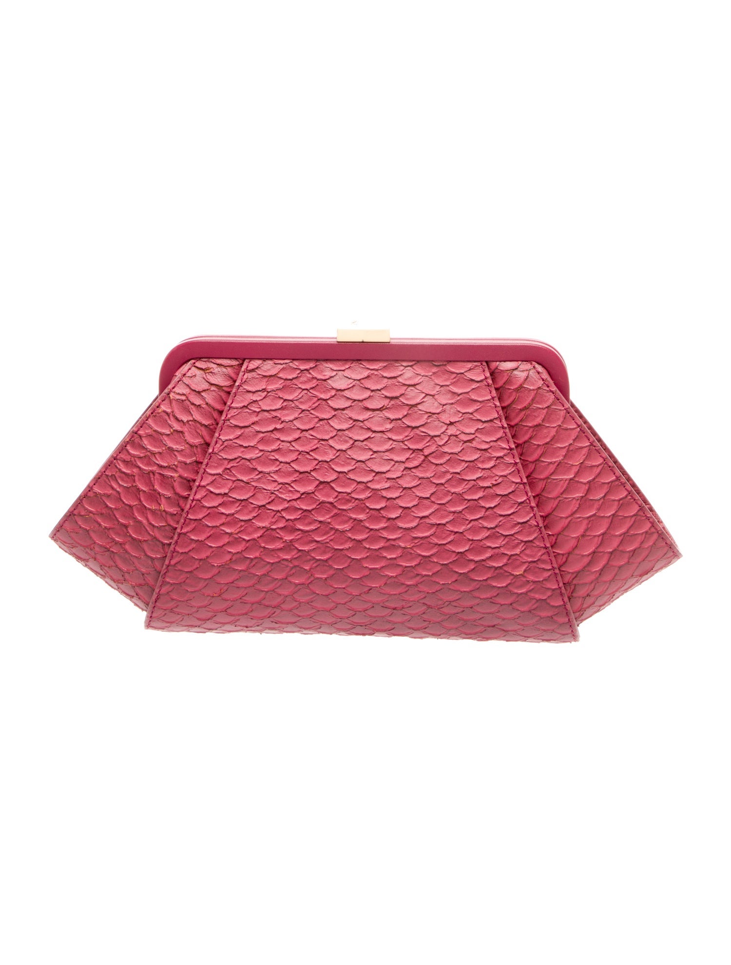ZAC Zac Posen Snakeskin Clutch