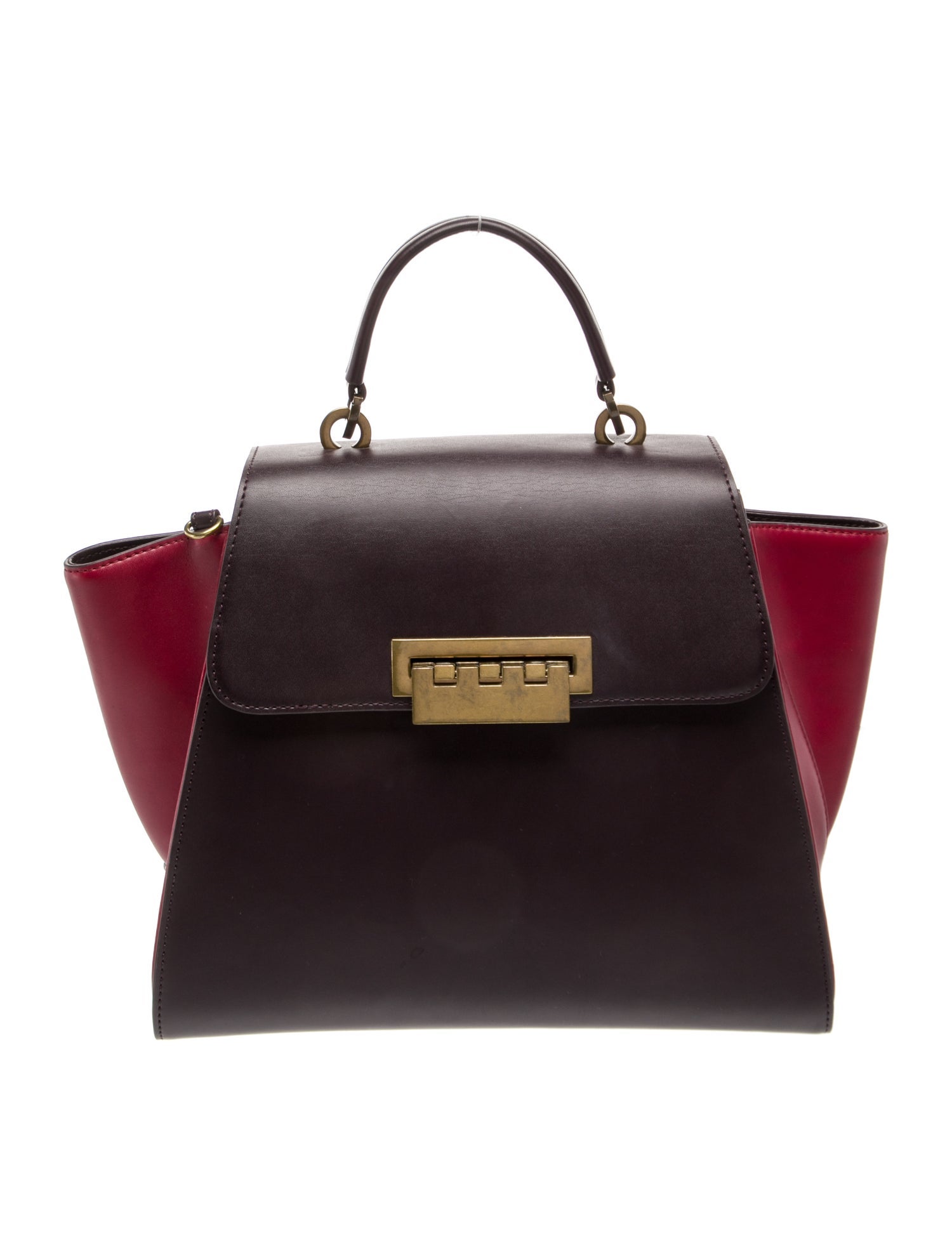 ZAC Zac Posen Leather Top Handle Bag Vintage
