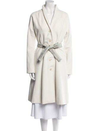 Zac Posen Angora Trench Coat