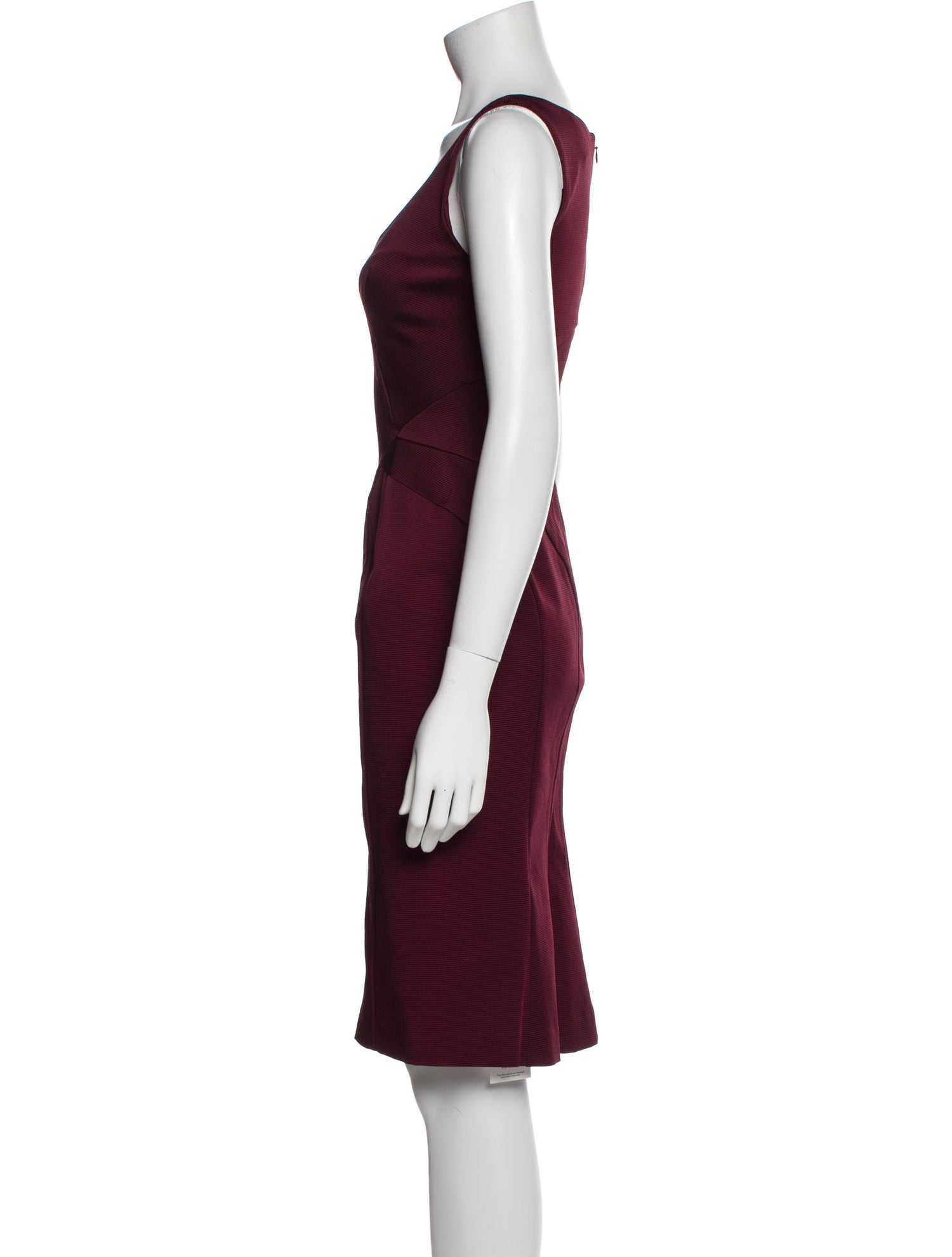 Zac Posen V-Neck Knee-Length Dress
