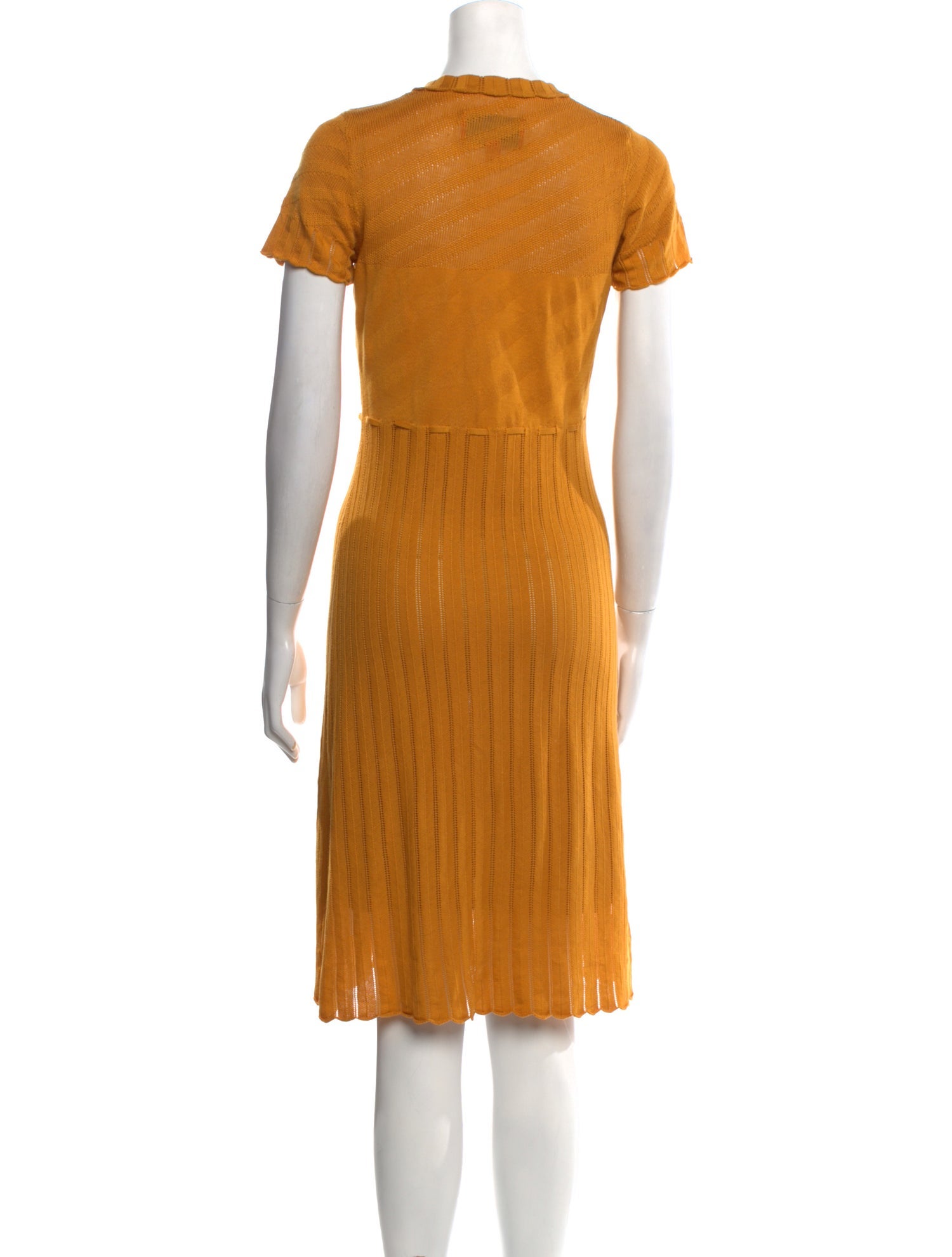 Zac Posen V-Neck Knee-Length Dress