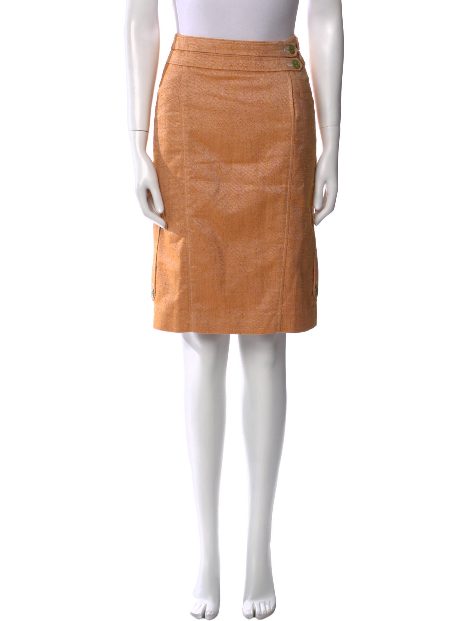 Zac Posen Silk Knee-Length Skirt