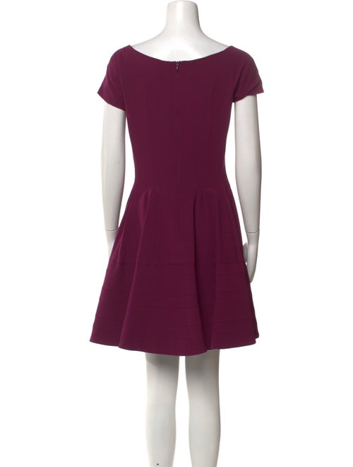 Zac Posen Scoop Neck Mini Dress