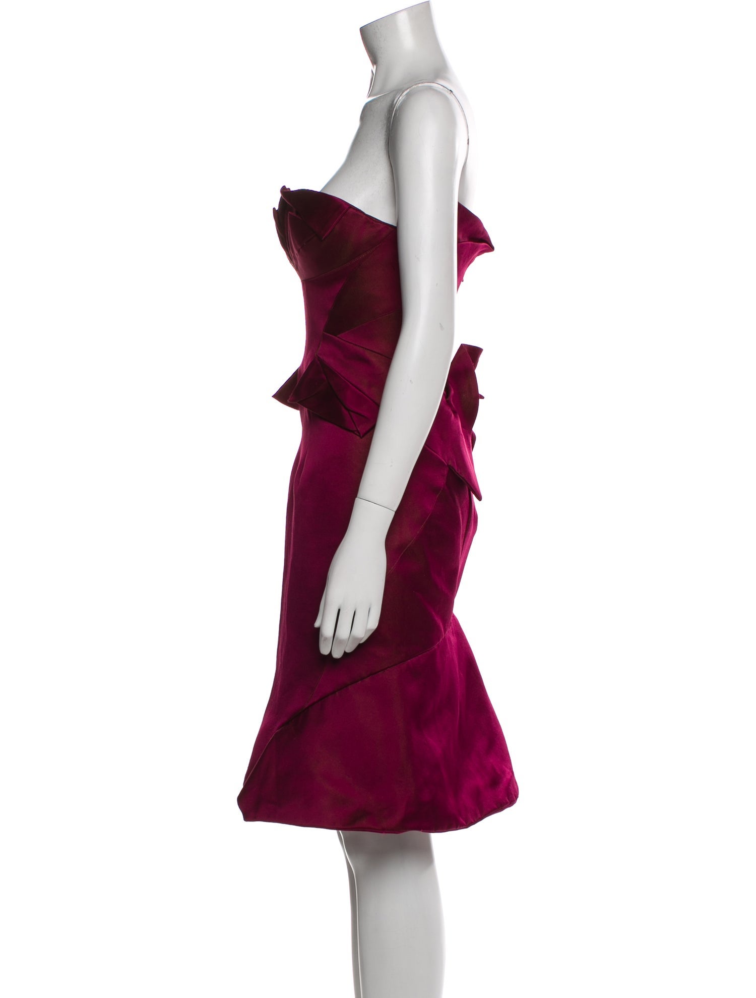 Zac Posen Strapless Mini Dress