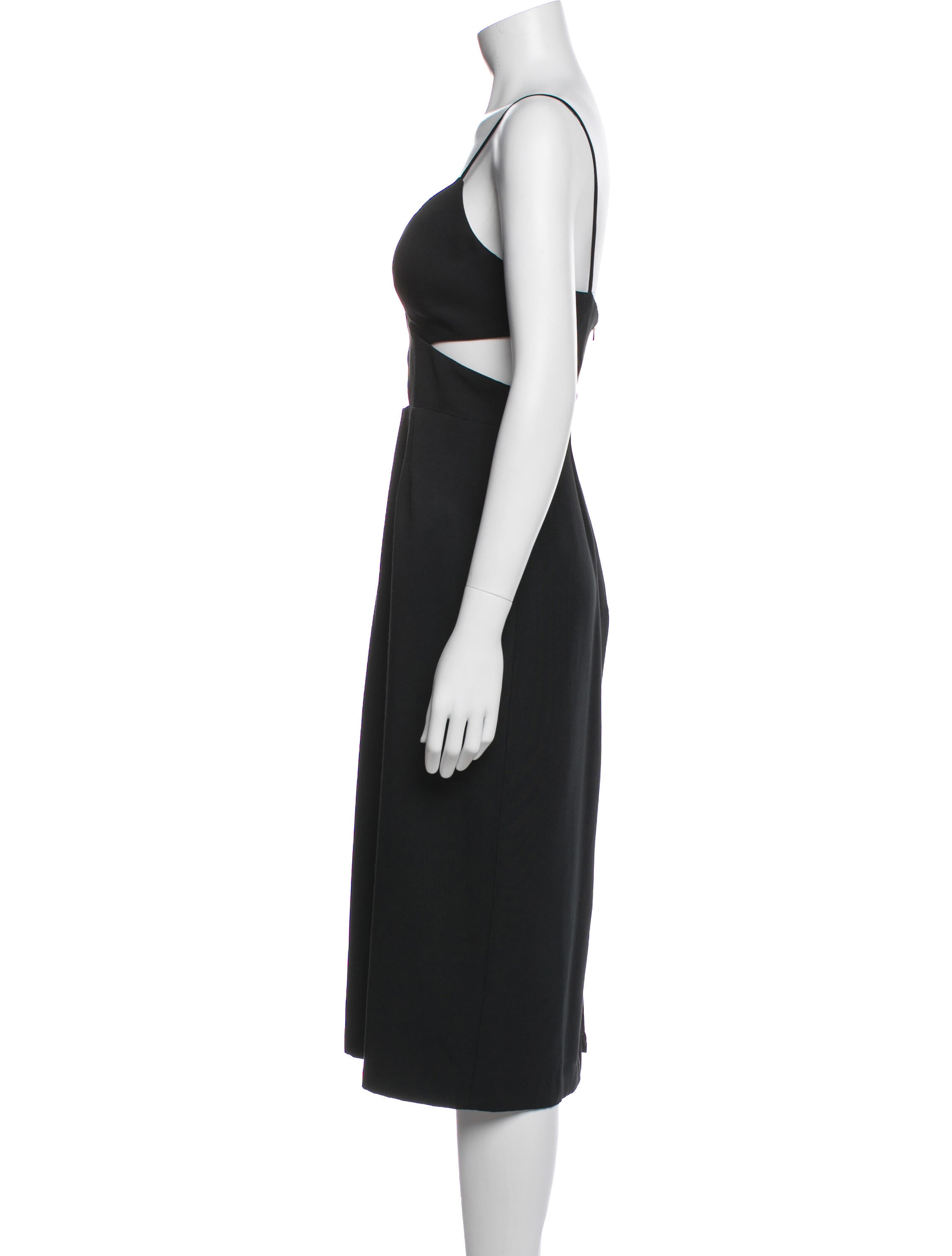 Zac Posen V-Neck Midi Length Dress