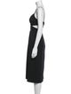 Zac Posen V-Neck Midi Length Dress