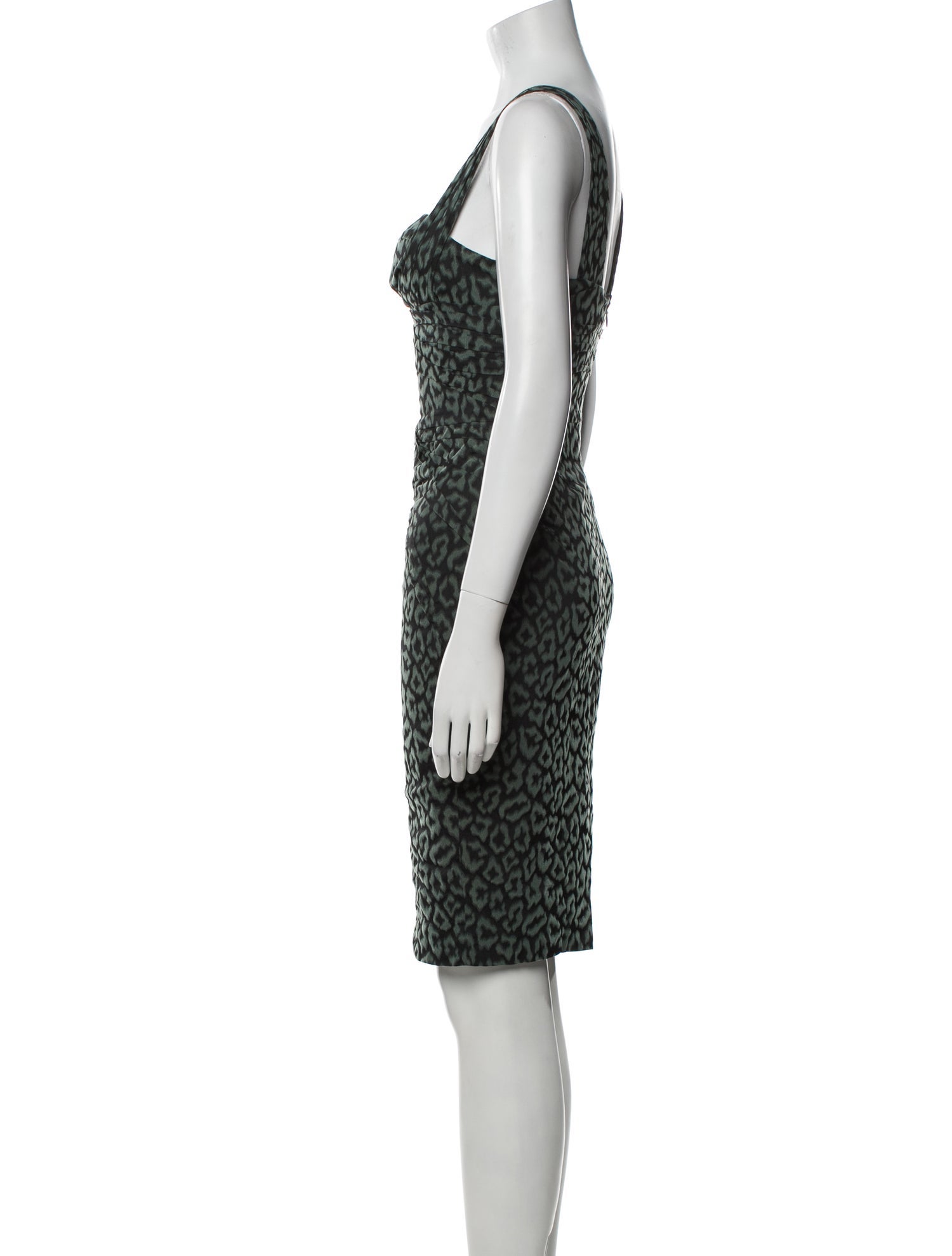Zac Posen Printed Knee-Length Dress