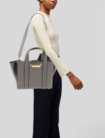 Zac Posen Leather Top Handle Bag