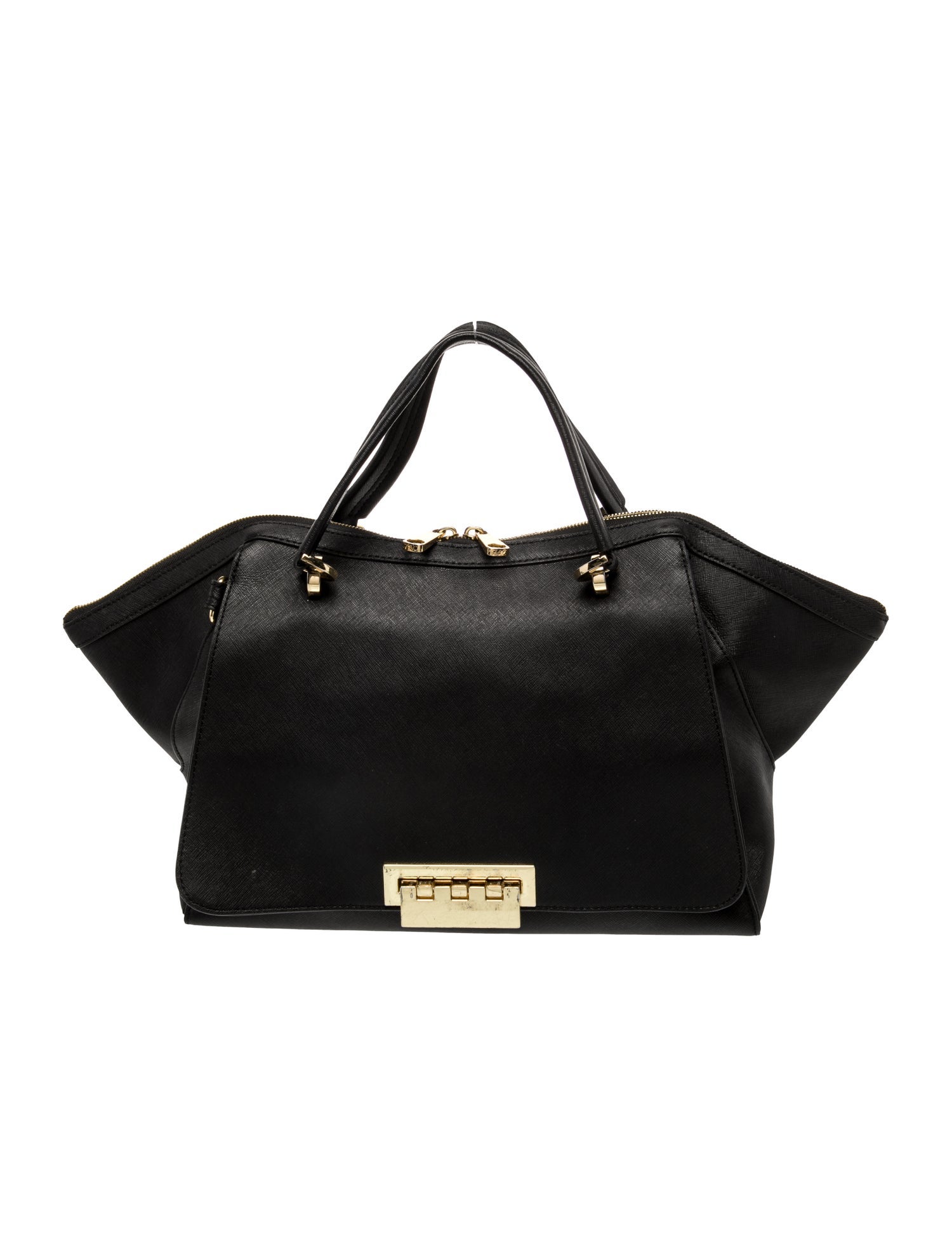 Zac Posen Leather Top Handle Bag