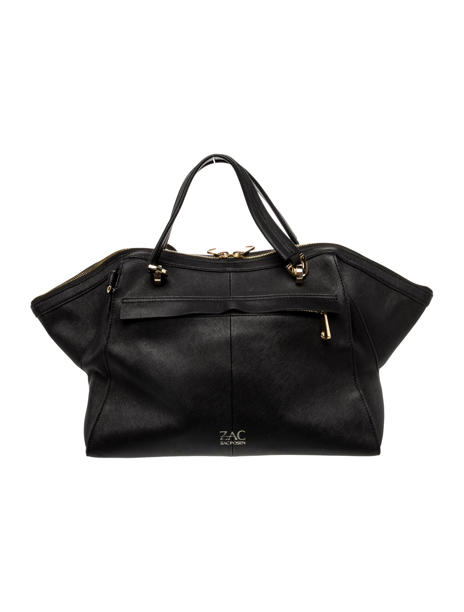 Zac Posen Leather Top Handle Bag