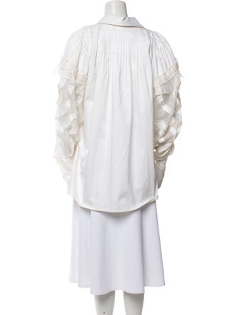 Zac Posen Silk Long Sleeve Tunic