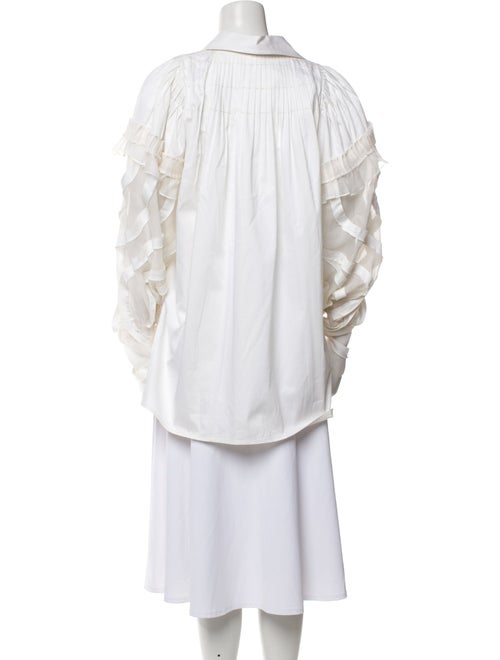 Zac Posen Silk Long Sleeve Tunic