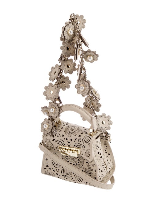 ZAC Zac Posen Leather Top Handle Bag