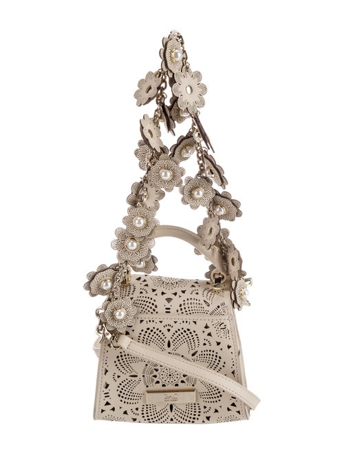 ZAC Zac Posen Leather Top Handle Bag