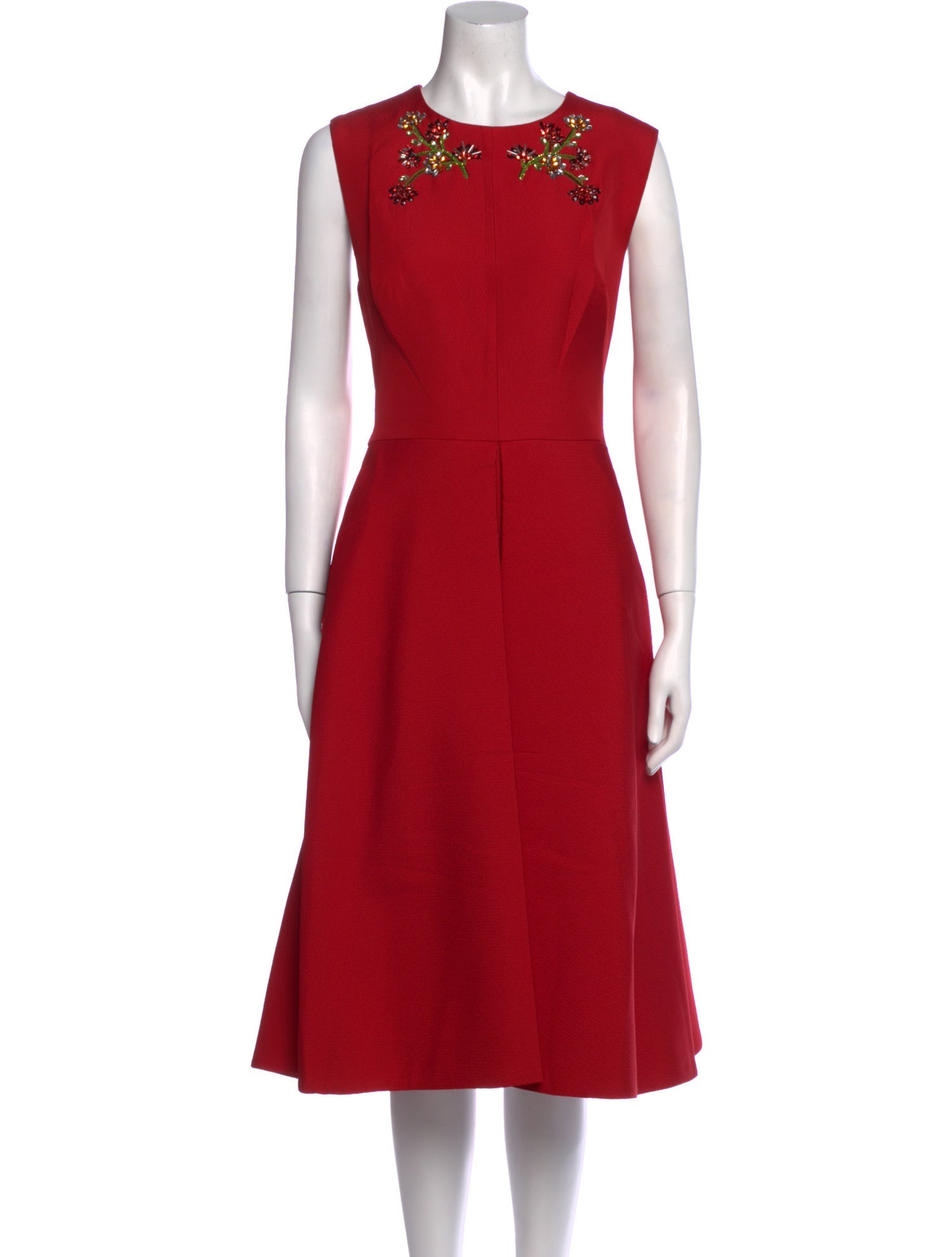 Zac Posen Crew Neck Midi Length Dress w/ Tags