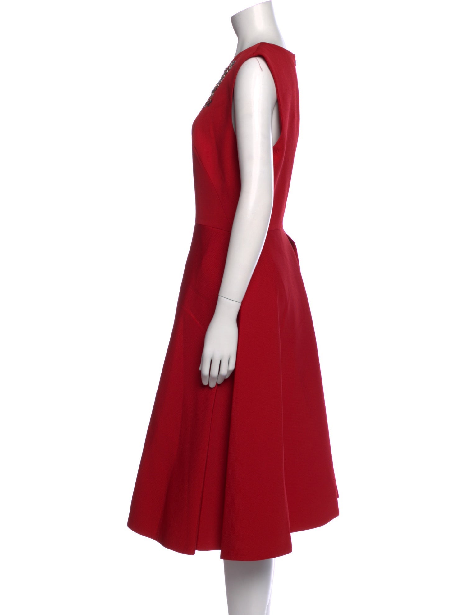 Zac Posen Crew Neck Midi Length Dress w/ Tags