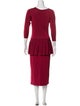 Zac Posen V-Neck Midi Length Dress w/ Tags