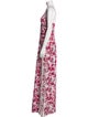 Zac Posen Printed Long Dress