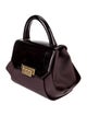 Zac Posen Saffiano Leather Top Handle Bag