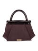 Zac Posen Saffiano Leather Top Handle Bag
