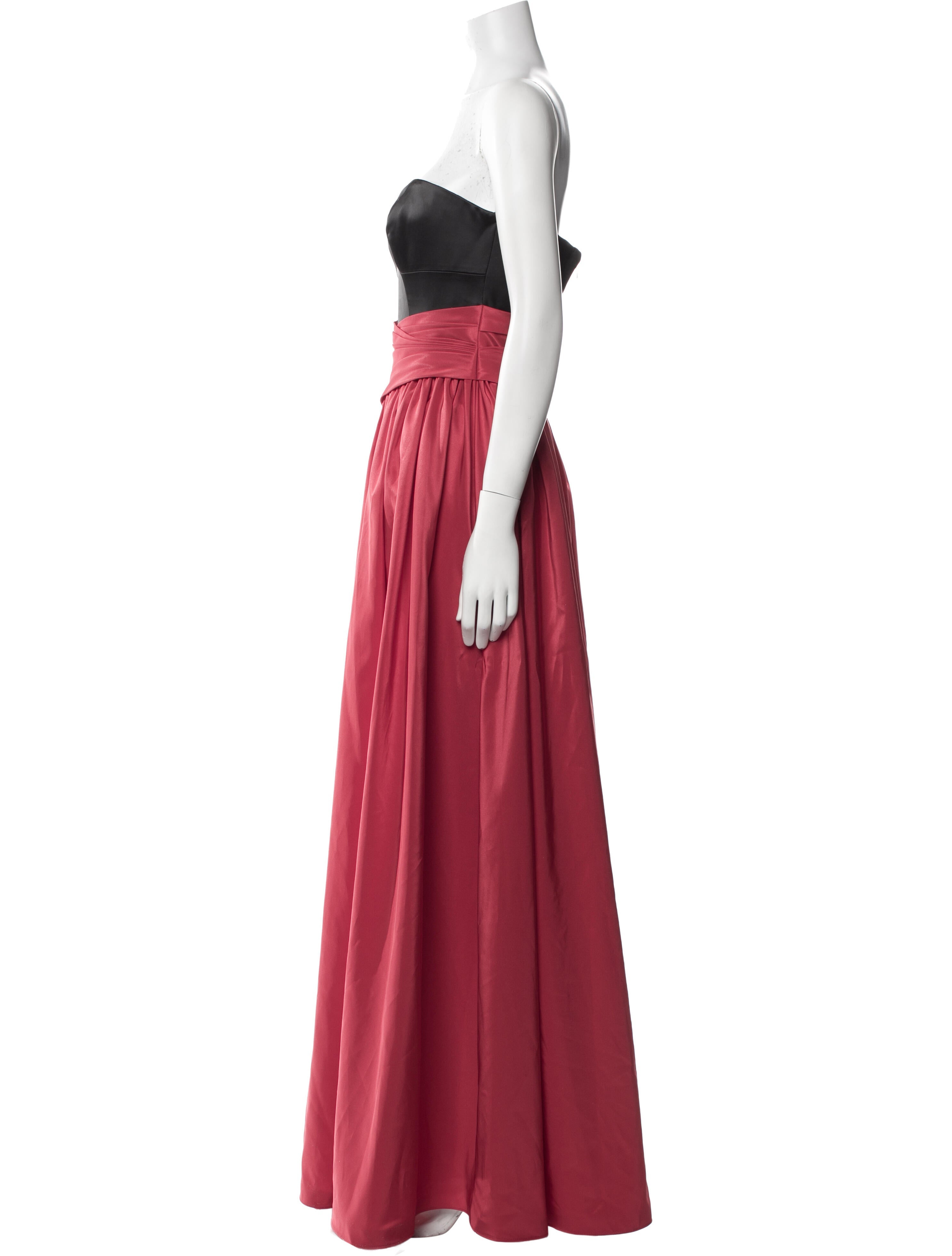 Zac Posen Strapless Long Dress
