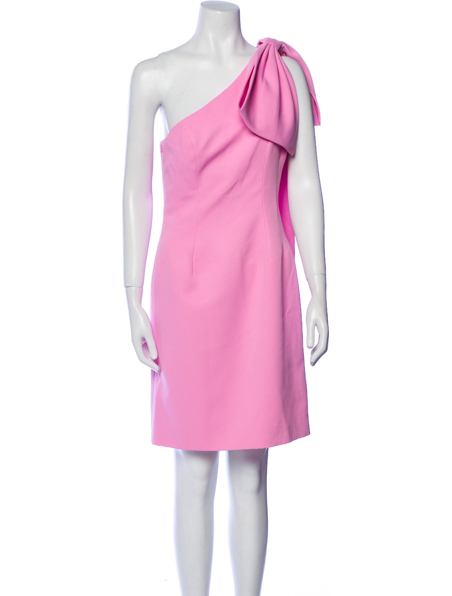 Zac Posen One-Shoulder Knee-Length Dress