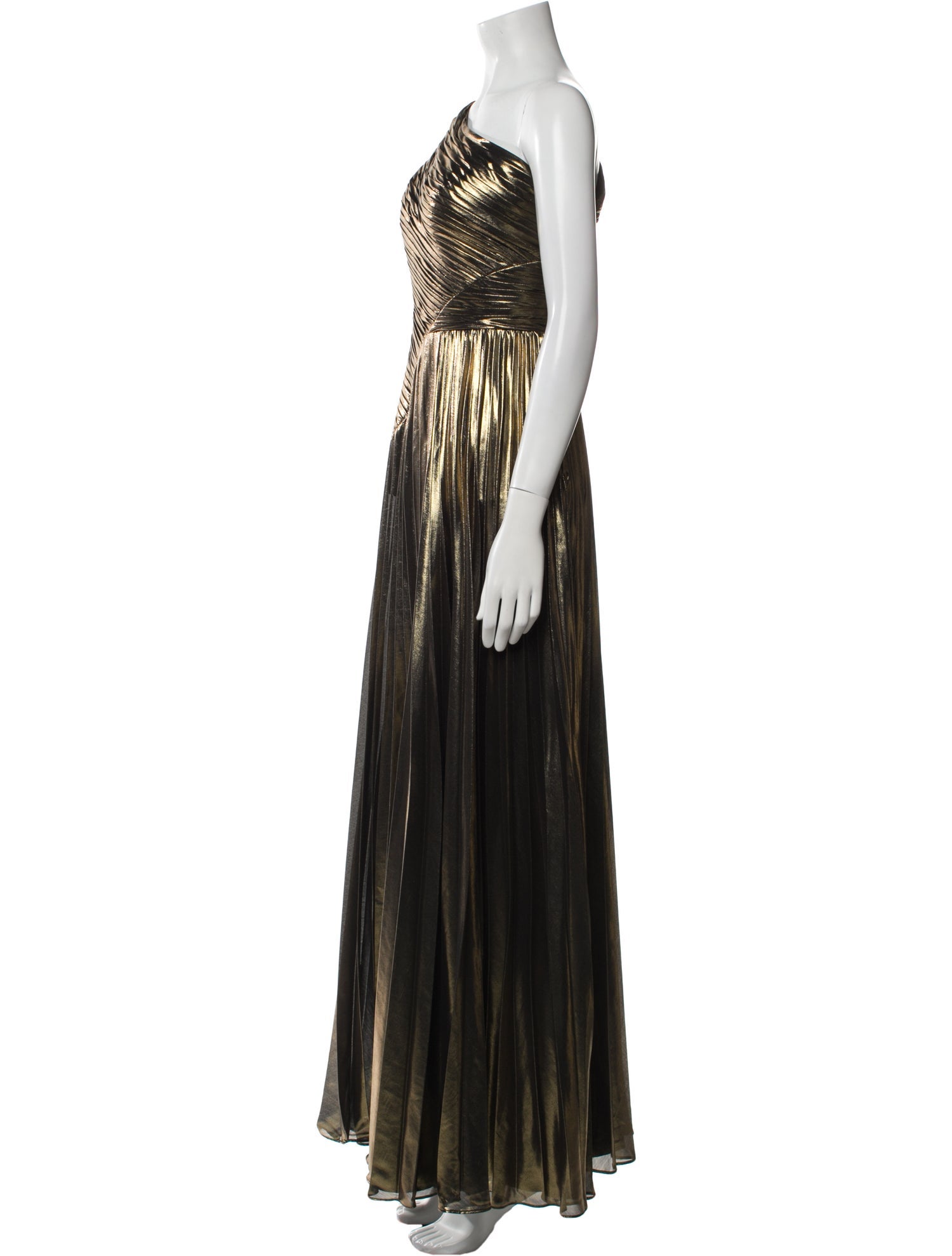 Zac Posen One-Shoulder Long Dress w/ Tags
