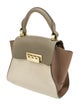 Zac Posen Leather Top Handle Bag