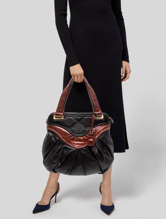 Zac Posen Leather Shoulder Bag