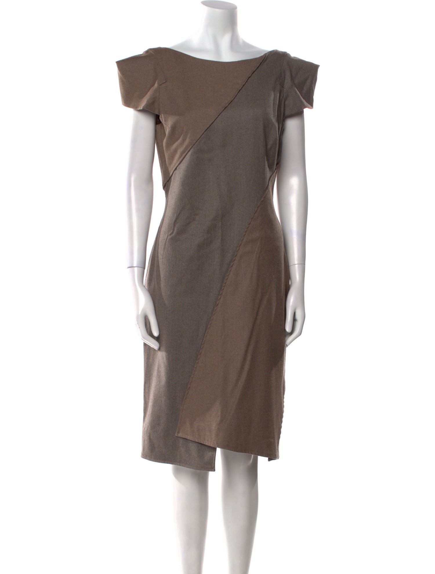 Zac Posen Bateau Neckline Knee-Length Dress w/ Tags