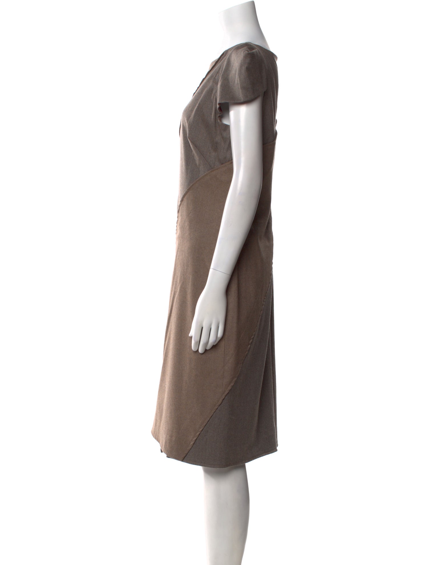 Zac Posen Bateau Neckline Knee-Length Dress w/ Tags