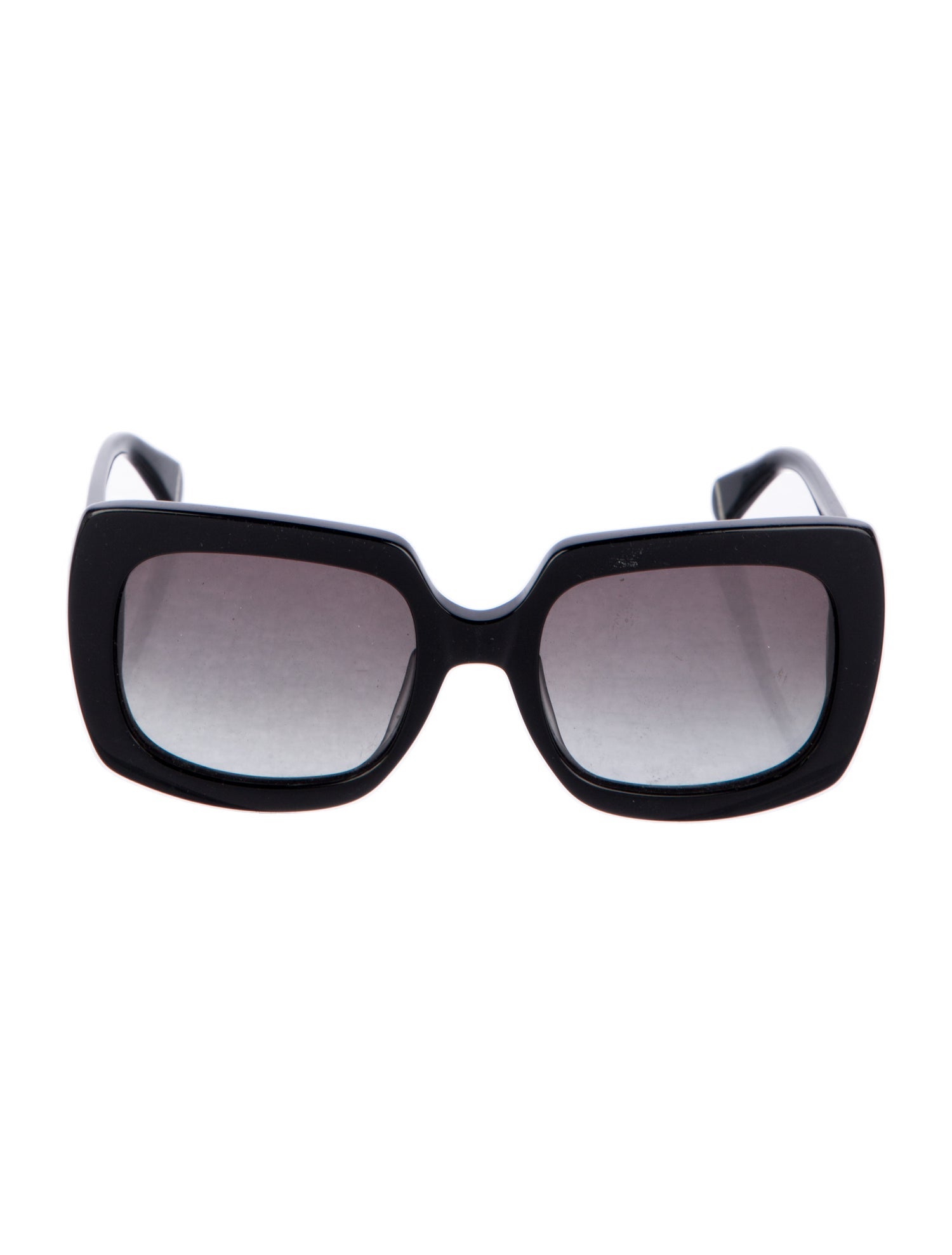 Zac Posen Square Gradient Sunglasses