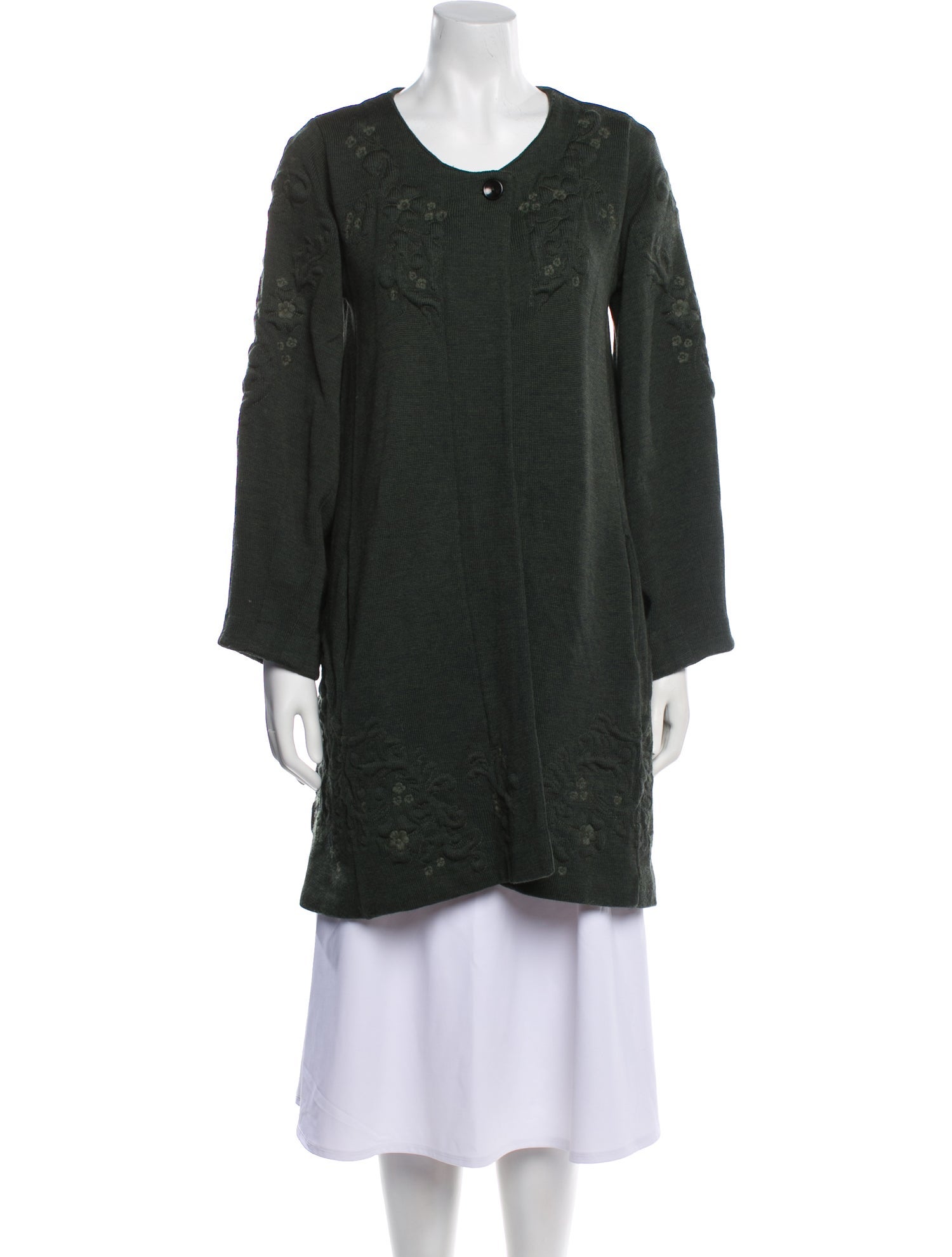 Zac Posen Virgin Wool Scoop Neck Sweater