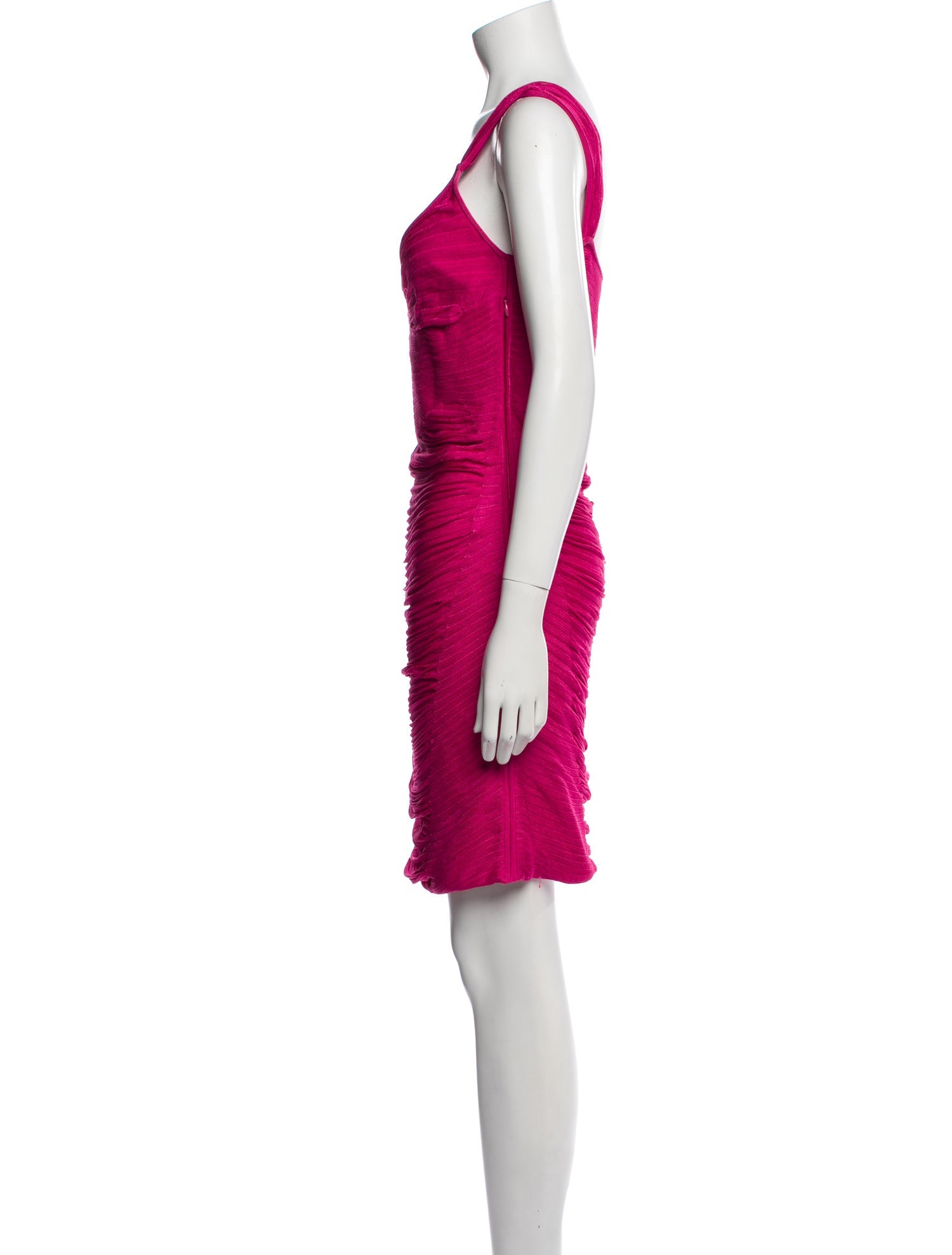 Zac Posen Scoop Neck Knee-Length Dress