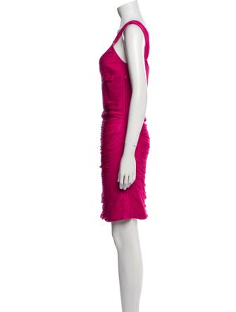 Zac Posen Scoop Neck Knee-Length Dress