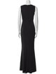 Zac Posen Crew Neck Long Dress