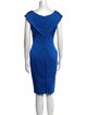 Zac Posen Striped Knee-Length Dress