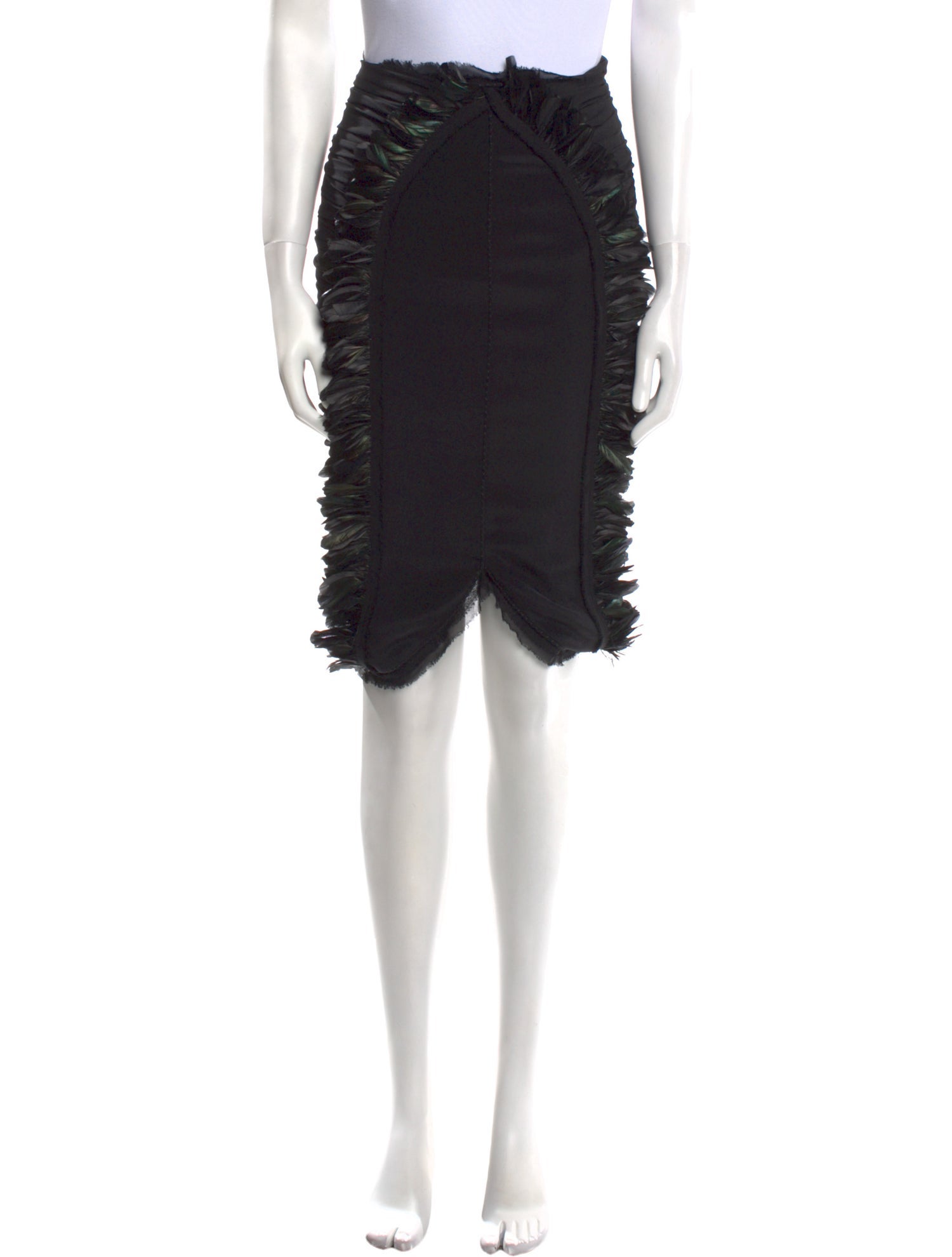 Zac Posen Silk Knee-Length Skirt