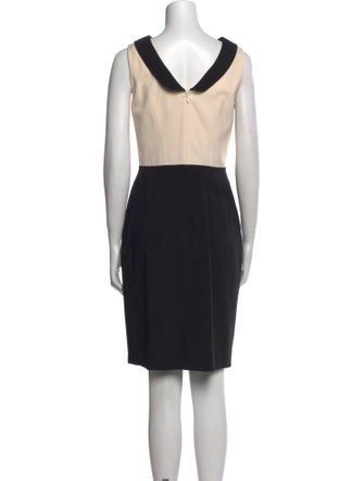 Zac Posen Linen Knee-Length Dress